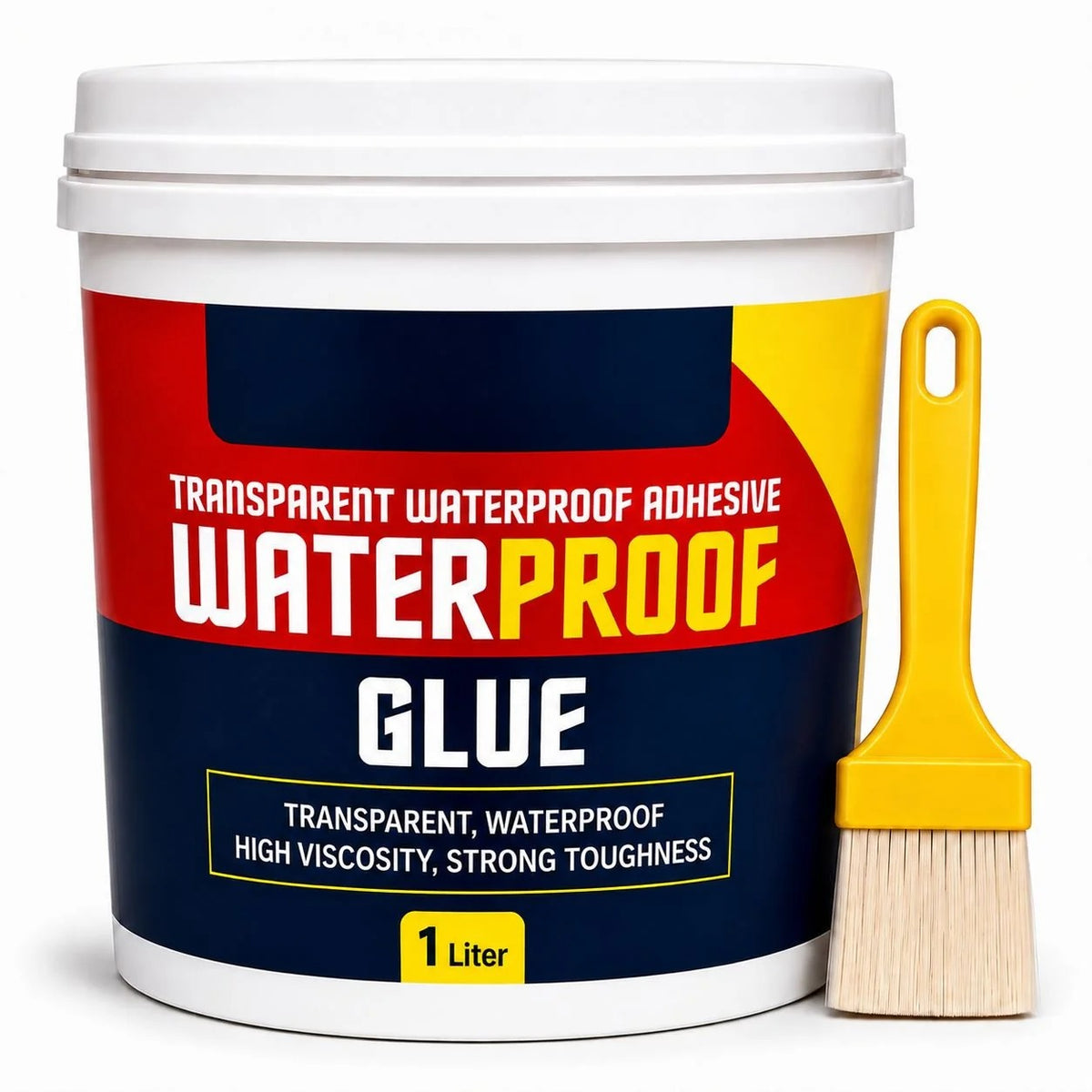 Transparent Waterproof Glue + Free Brush – Roof, Bathroom & Wall Leak Sealant (Buy 1 Get 1 Free)