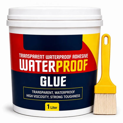 Transparent Waterproof Glue + Free Brush – Roof, Bathroom & Wall Leak Sealant (Buy 1 Get 1 Free)