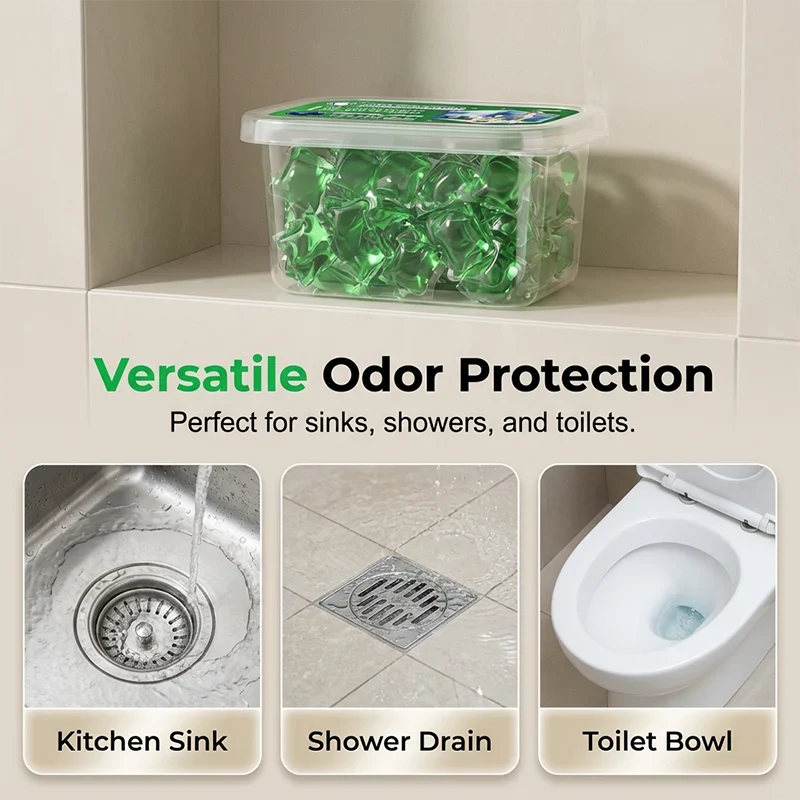 Drain Deodorizer Pods - 50 pcs